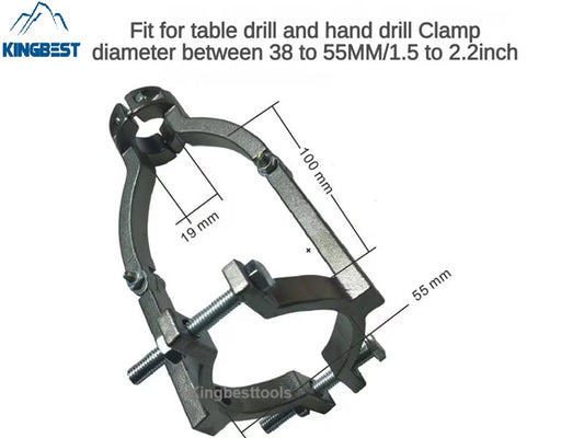 Square Hole Drill and Fixed Bracket Woodworking Drill Tools Mortising Chisel Drill DIY Furniture Square Drill Free Shipping to US mainland only A01