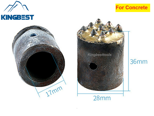 Special alloy chisel head for pneumatic hammer Bushhammered Head