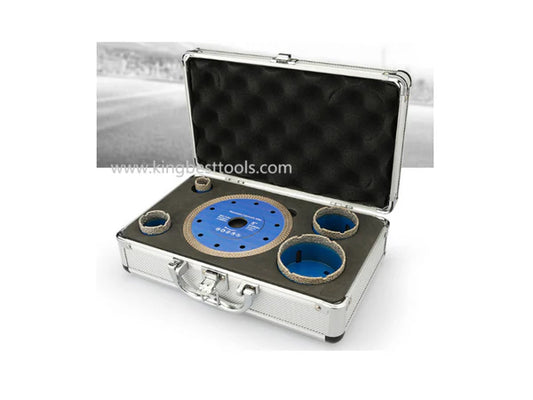 Diamond Bits For Tiles and Marble Set 4+1 ~Free Shipping to US Mainland Only A01