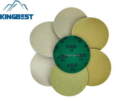 High quality KGS 7 steps 100mm dry polishing pads for Marble