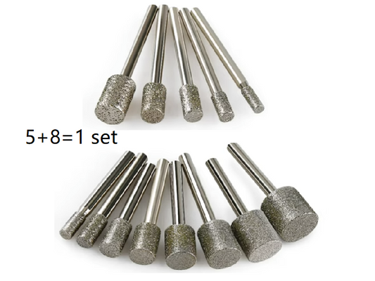 Cylindrical Carving Bits with Shanks 3mm and 6mm Free Shipping