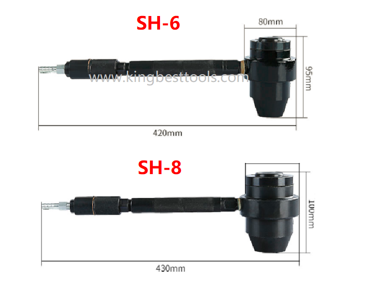 Pneumatic Hammer With Bush Hammer