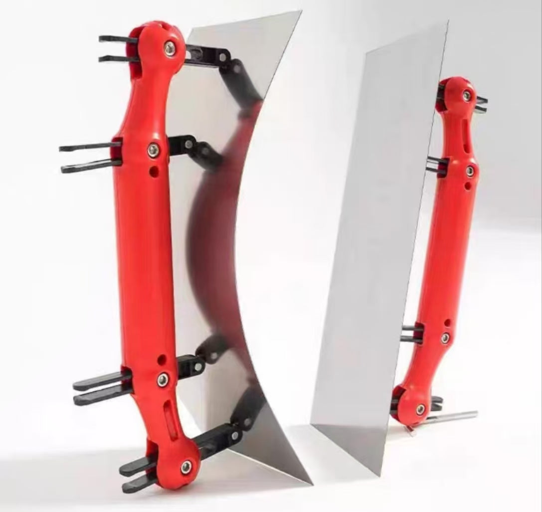 Stainless steel adjustable arc trowel and arc scraper-free shipping