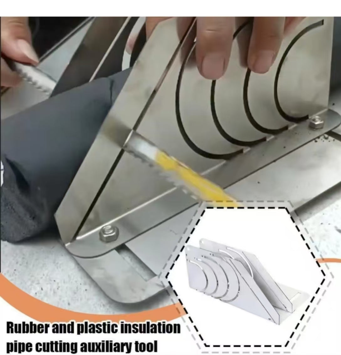 Promotion!Pipe Rubber Foam Insulation Cutter Stainless Steel Auxiliary Tool-Free Shipping to US Mainland A01