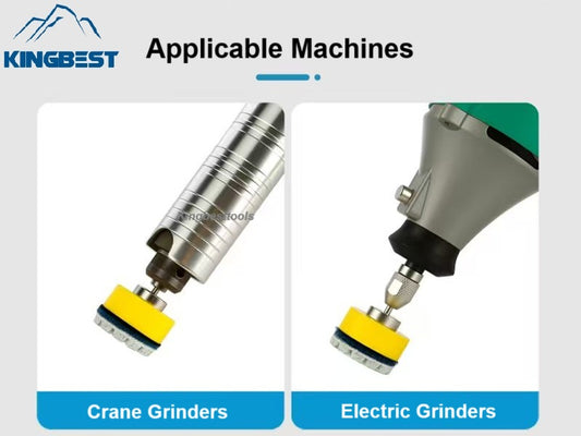 1 inches Mini Wet Polishing Pads for Jade Jadeite Marble Renovation~Backer Free