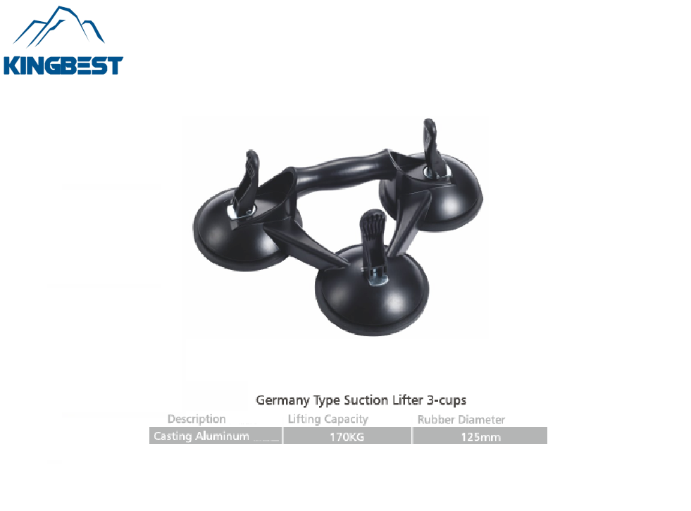 Germany Type Suction Cups Lifter 3-cups