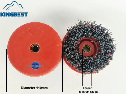 110mm Round Frankfurt Antique Brush for Angle Grinders