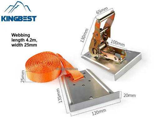 Tensioner Ratchet Strap Cargo Lashing Transport Belts Tie Down Straps