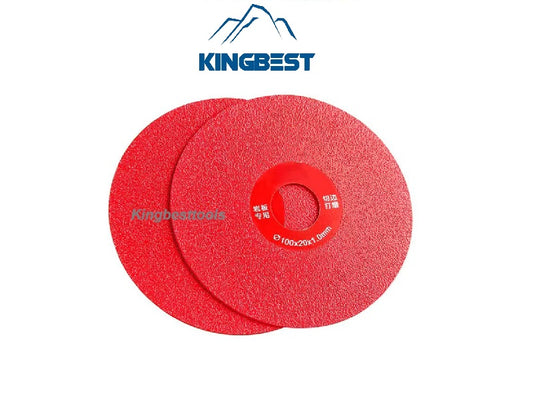 22.23mm Hole Red Disc For Porcelain 100mm