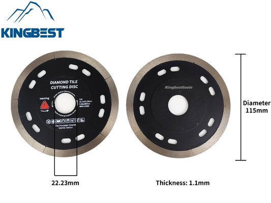 Sintered Double-Row Hole Saw Blade Cutting Tile, Porcelain, Granite, Marble