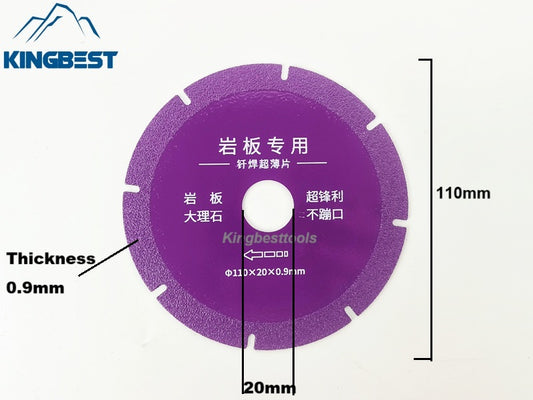 Purple diamond saw blade for porcelain