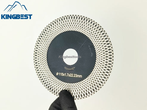 Double-sided Diamond Corrugated Saw Blade For Cutting and Grinding