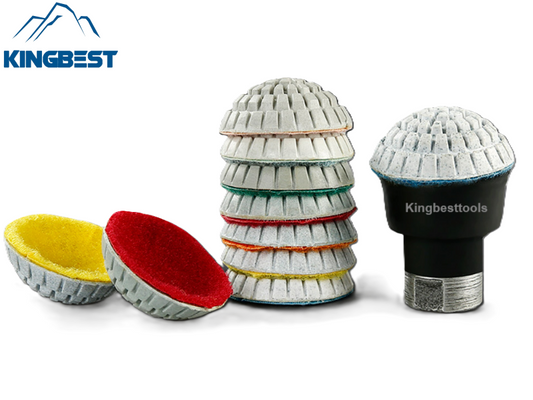 7 step Curved Wet Polishing Pad 2 Inch