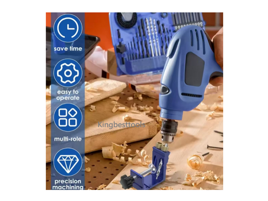 Promotion!! Woodworking Guide Hole Locator Carpenter Kit Doweling Jig Wood Hole Drilling Guide free shipping A01