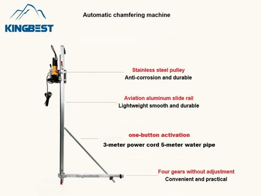 Automatic Chamfering Cutter with Frame Vertical Automatic Chamfering Machine Rail Tiles Cutter For Tiles Porcelain Ceramics-Free Shipping