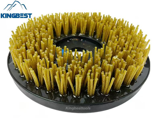 Diamond Brush for Leather Finish Stone Leather Brushes for Granite Stone Marble Floor Cleaning Stone Brushes Stone Abrasive Tools