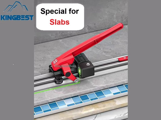 Shijing 3500A Manual Tile Cutter - High-precision manual rock slab cutting machine with track, large tile cutting pusher free shipping A01/A02