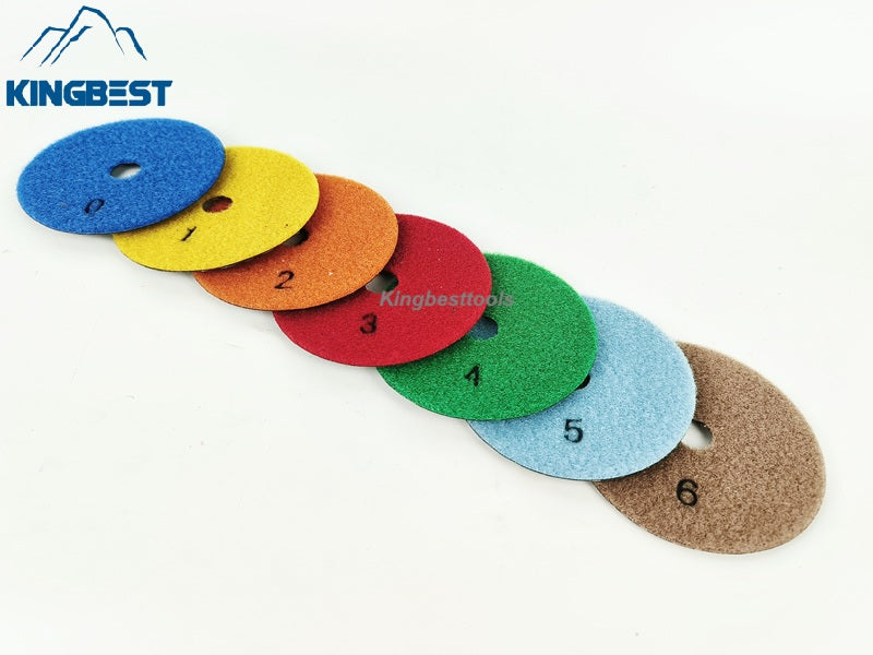 Dry Polishing Pads/Sandpapers 80/100mm
