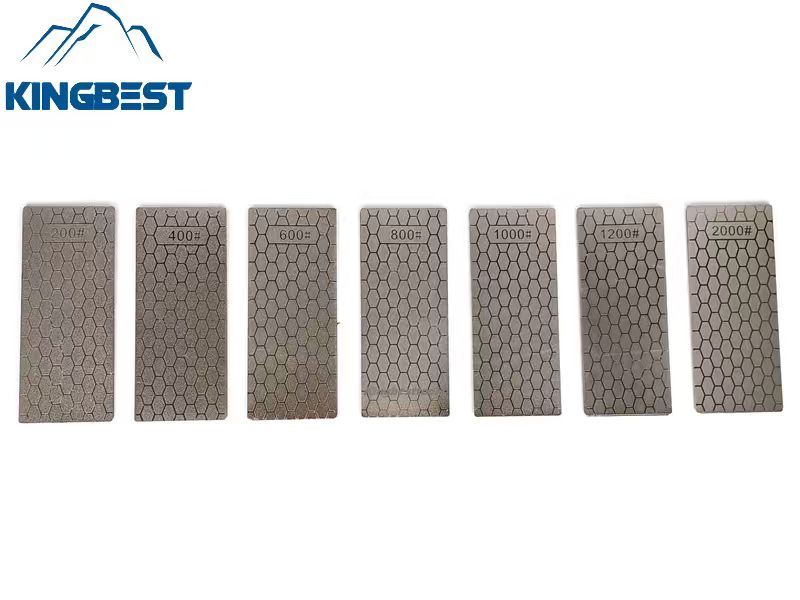 Diamond knife sharpening stone, sharpening tool, electroplated diamond knife sharpening stone