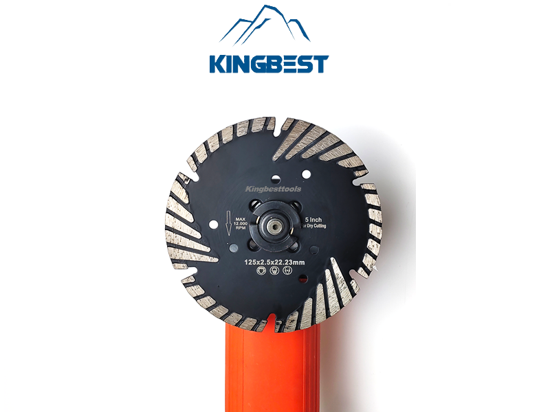 Diamond saw blades for grooving and polishing granite and marble, as well as for stone processing.