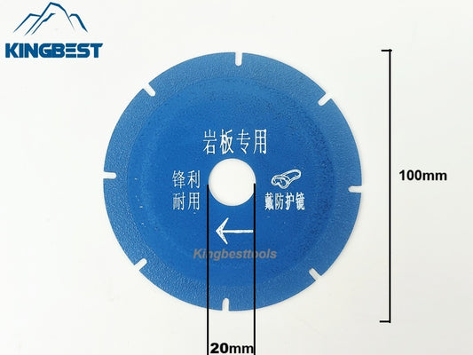Blue Diamond Saw Blade With Open Teeth For Porcelain