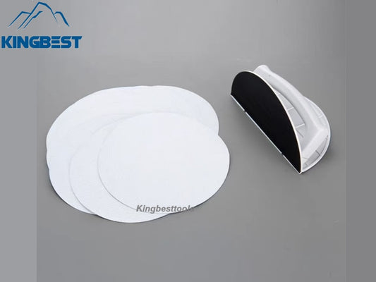 Multifunctional Semi-Circular Angle Sanding Sandpaper Tool with Sandpaper free shipping