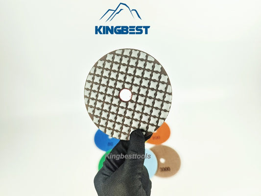 Top 7 Steps Dry Polishing Pads/Sandpapers 100mm