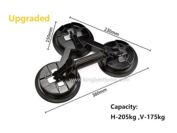 Upgraded Glass Suction Cups 3-cups
