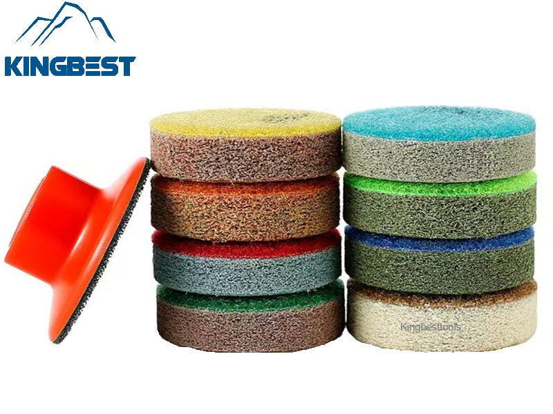 2-inch polishing pads are used for grinding and polishing marble, granite, artificial stone, and other stone materials.