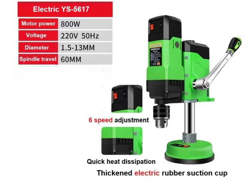 upgrade mini bench drill with battery suction cup free shipping