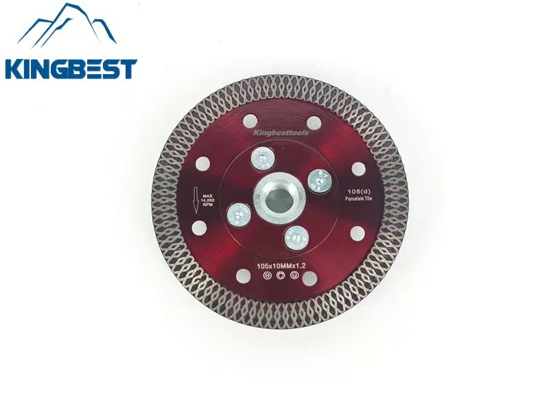 Red Diamond Cutting Marble Ceramic Turbo Saw Blade for Porcelain Tile Cutting Disc