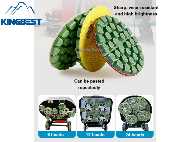 Resin Thickened Polishing Pads for Floor/concrete - 8.5 mm Thickness