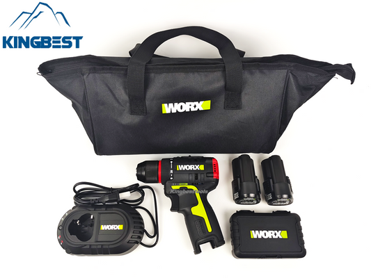 12V cordless drill with compatible battery charger for hand drilling, high-performance brushless battery-powered drill free shipping