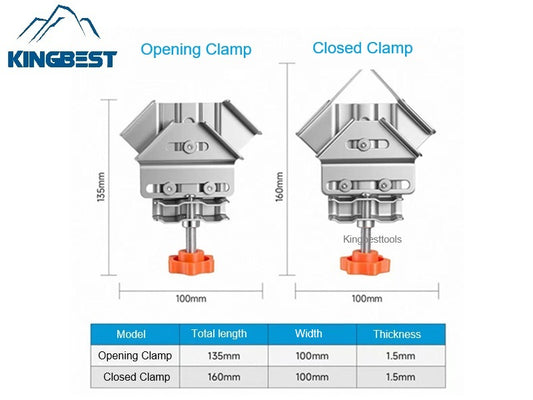 Adjustable right-angle clamp woodworking tool right-angle fixed clamp corner tool clamp