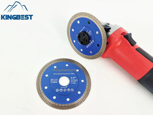 Blue Sharp Diamond Saw Blades With Central Hole 22.23mm