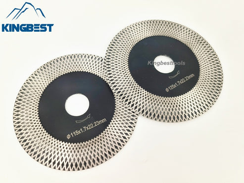 Double-sided Diamond Corrugated Saw Blade For Cutting and Grinding