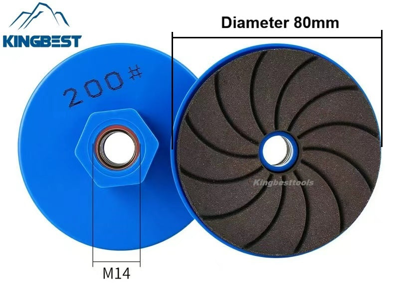 80mm 3 Inch Polishing Pad Resin Edge Grinding Wheel M14