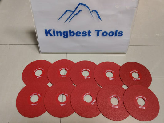 Saw blades for cutting and grinding porcelain