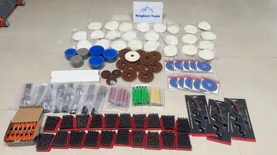 High polishing tools and cutting tools for stones will be shipped