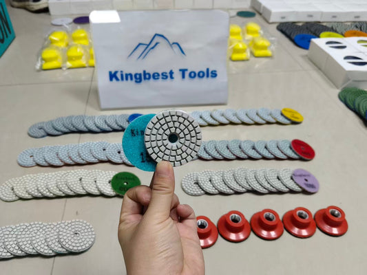 2 inch polishing pads for corners and edges of stones ready to Palestine