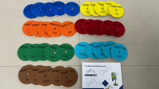 7 steps Wet Polishing Pads/Sandpaper be shipped to Canada