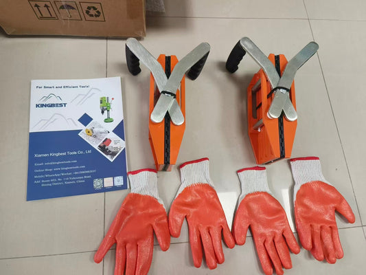 Large stones slabs clamps, easily carry slabs, will be shipped to Australia
