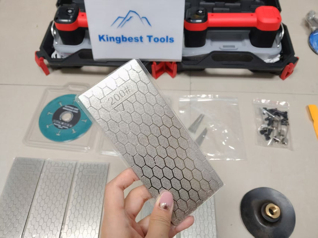 Diamond knife sharpening stone ready!