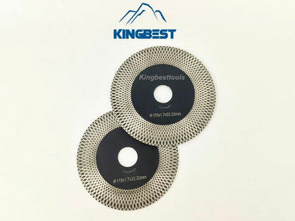 Double-sided Diamond Corrugated Saw Blade For Cutting and Grinding