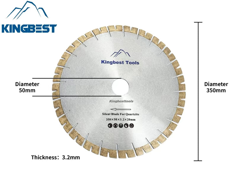 Big Silent Saw Blade for Quartzite 250/300/350mm