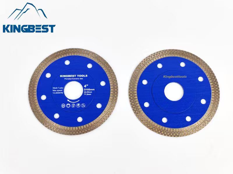 Blue Sharp Diamond Saw Blades With Central Hole 22.23mm