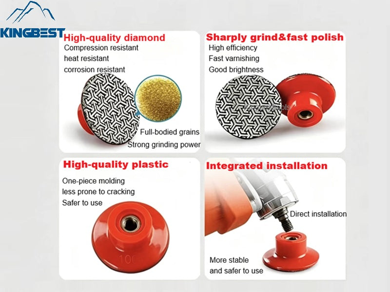 Electroplating integrated grinding disc