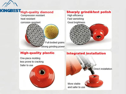 Electroplating integrated grinding disc