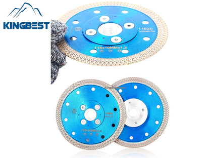 Blue Diamond Cutting Marble Ceramic Turbo Saw Blade for Porcelain Tile Cutting Disc
