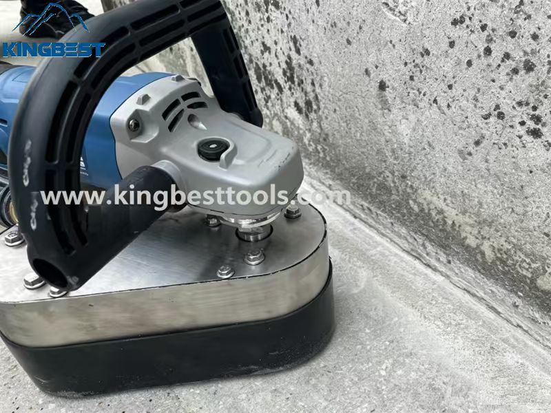 3 Heads Handheld Grinder with 3 Heads for Concrete Floor Free Shipping